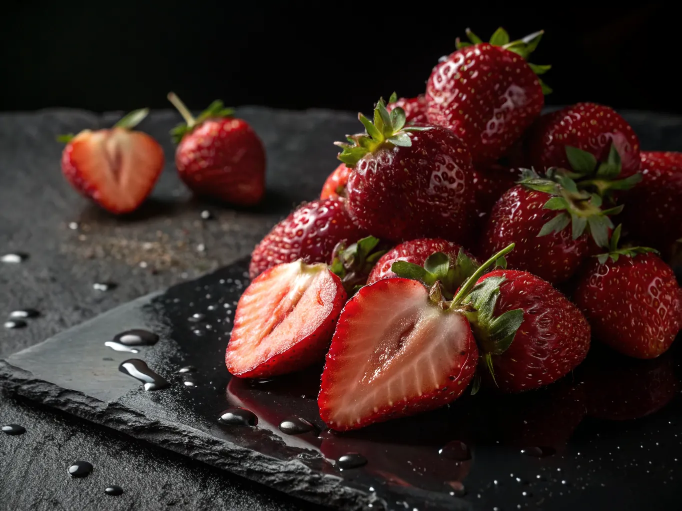 Fresh strawberries imported by Rico's Produce
